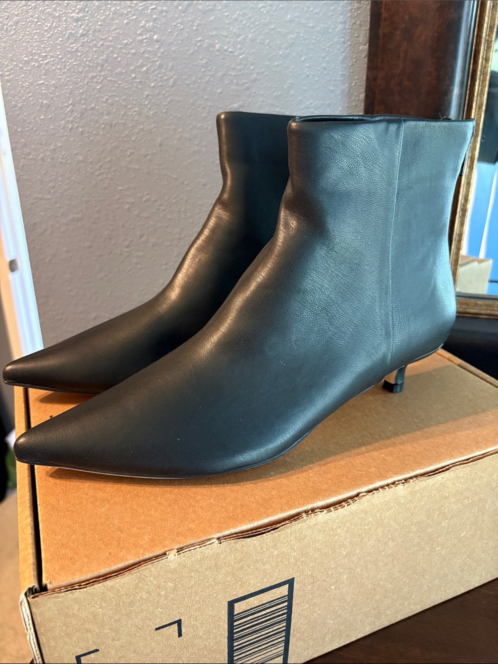 Cushionaire | Barbie Ankle Booties | Pointed Kitten-Heel - Picture 6 of 16